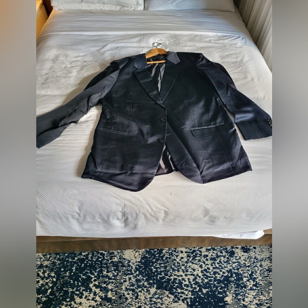 Blue Taylor made blazer size 56